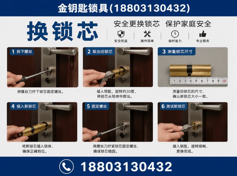 张北县金钥匙锁具展示图